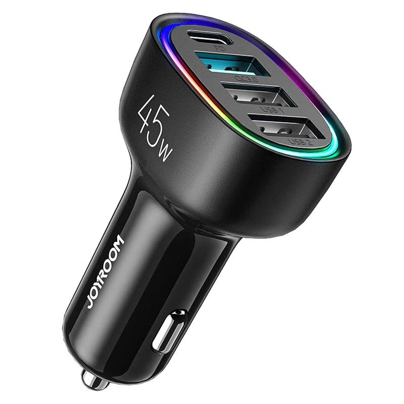 45W 4-port Car Charger-Black (JR-CL09)