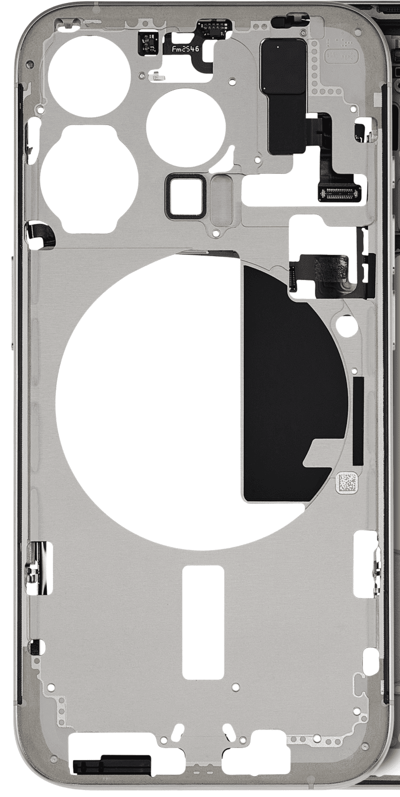 Middle Frame for iPhone 15 Pro (White Titanium)