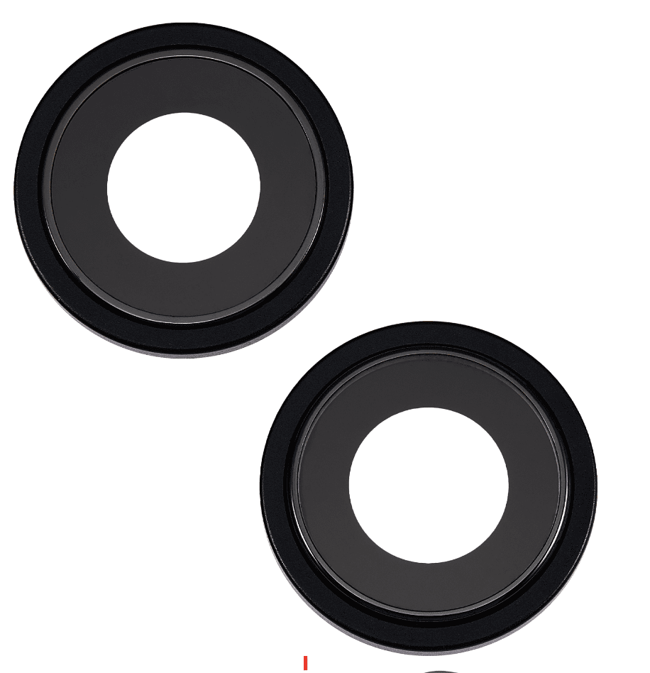 Back Camera Lens With Bracket & Bezel for iPhone 15 / 15 Plus (Black)