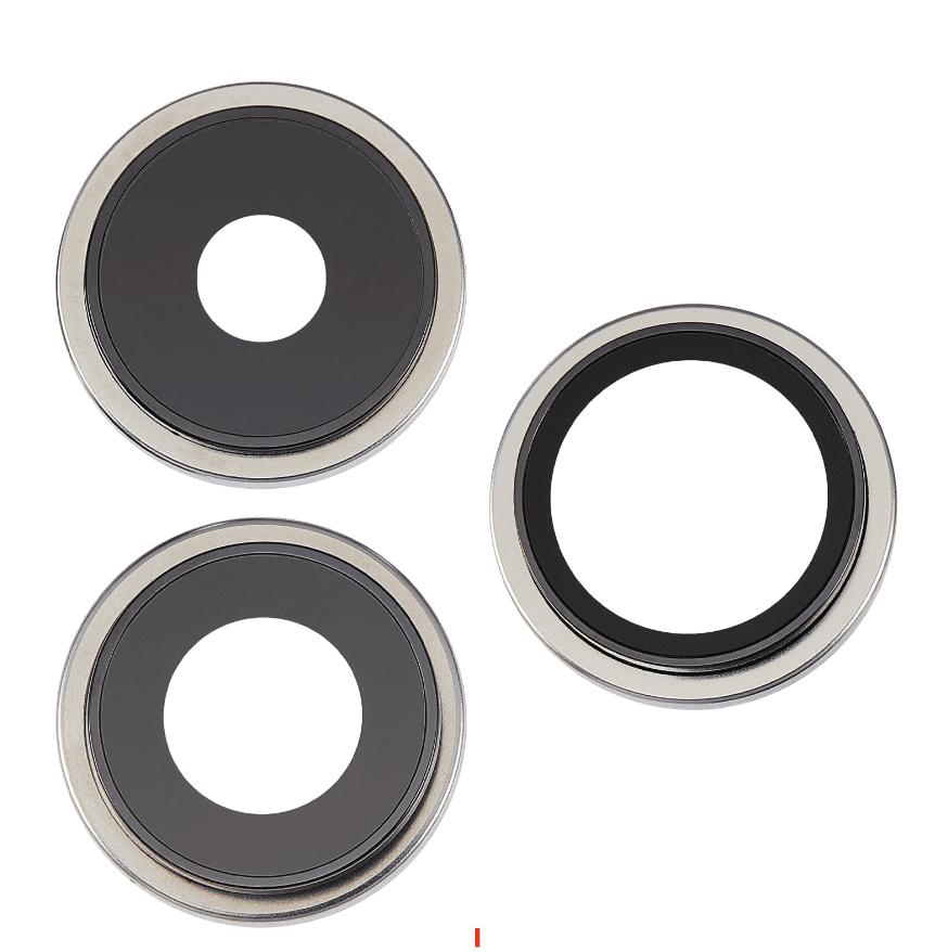 Back Camera Lens With Bracket & Bezel for iPhone 15 Pro Max (White Titanium)