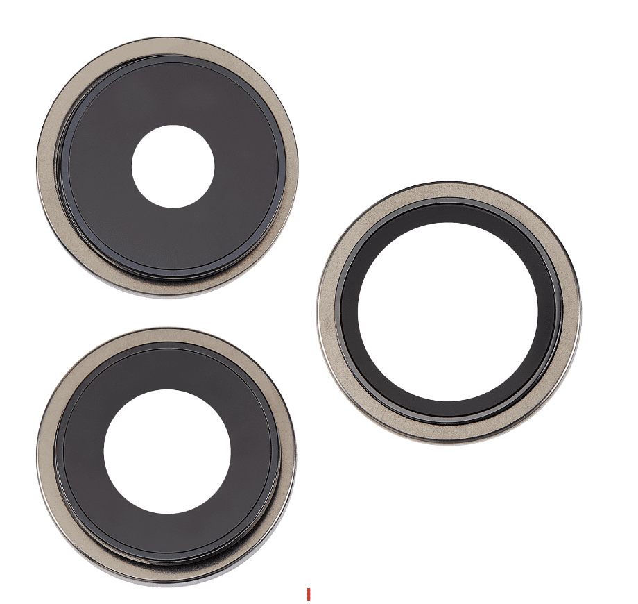 Back Camera Lens With Bracket & Bezel for iPhone 15 Pro Max (Natural Titanium)