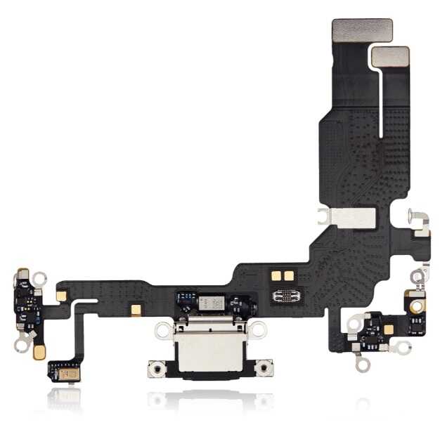 Charging Port Flex Cable for iPhone 15 (Black)