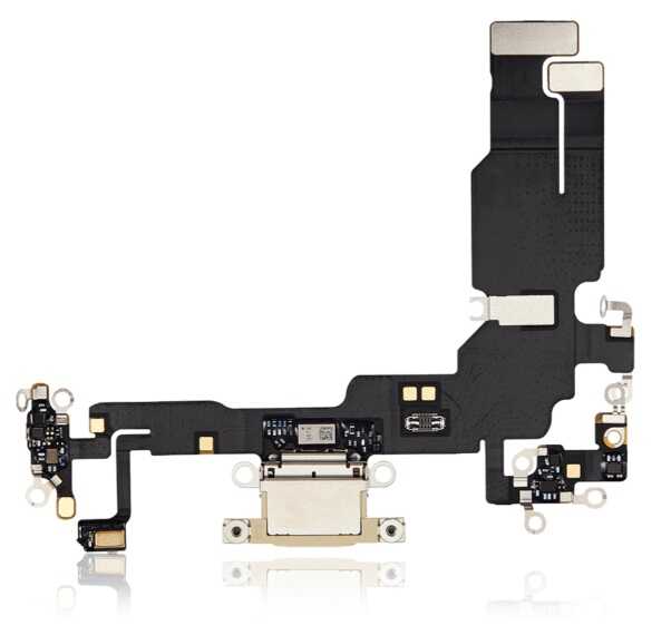 Charging Port Flex Cable for iPhone 15 (Yellow)