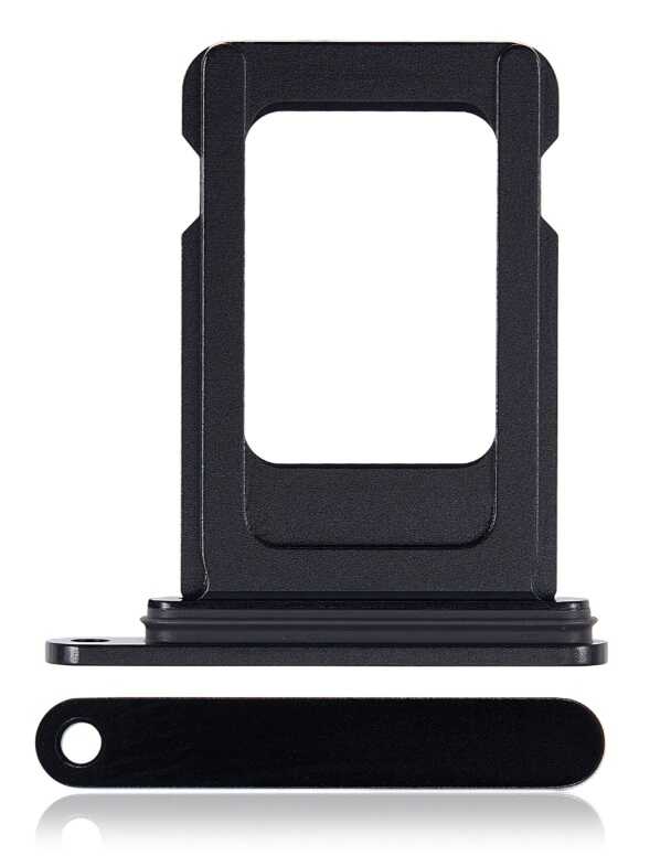 Sim Card Tray for iPhone 15 / 15 Plus (Black)