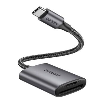 UGREEN USB C 5Gb/s SD/TF card reader - Gray