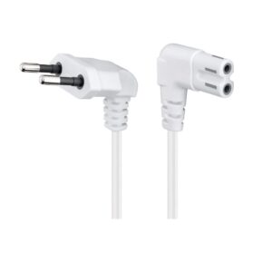 Goobay Power Cable CEE 7/16 – C7, 3m - White