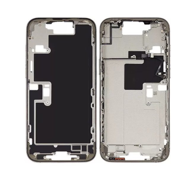 Middle Frame for iPhone 16 Pro Max (White Titanium)